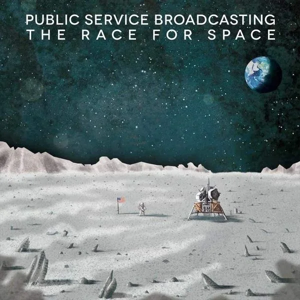 Public Service Broadcasting - The Race For Space 1LP  Black Vinyl.  Double Fronted Sleeve.