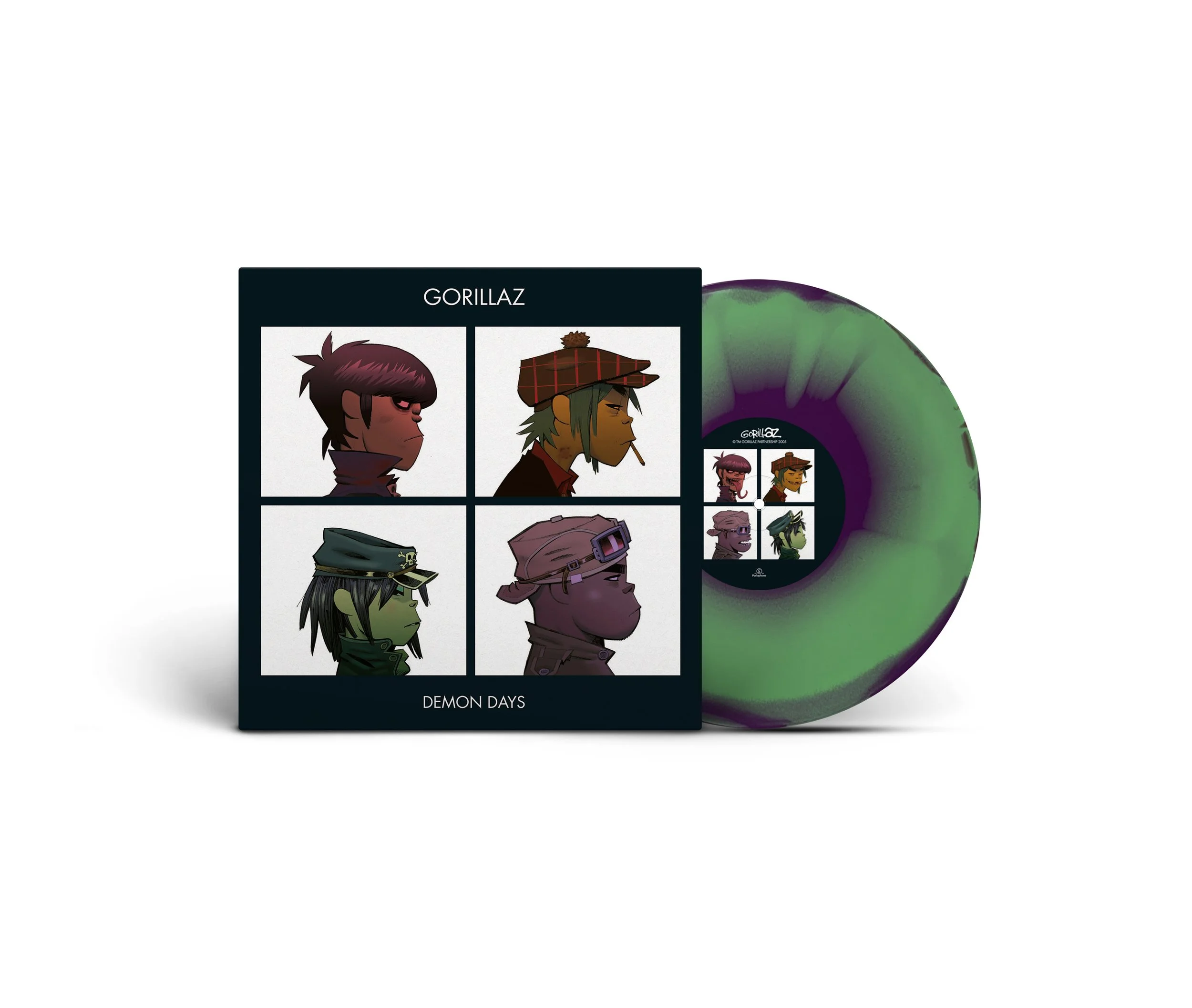 GORILLAZ - DEMON DAYS - 1LP Half Speed Master on Hand Pressed, Bespoke 3 Coloured Vinyl. To Be Released 4th December.