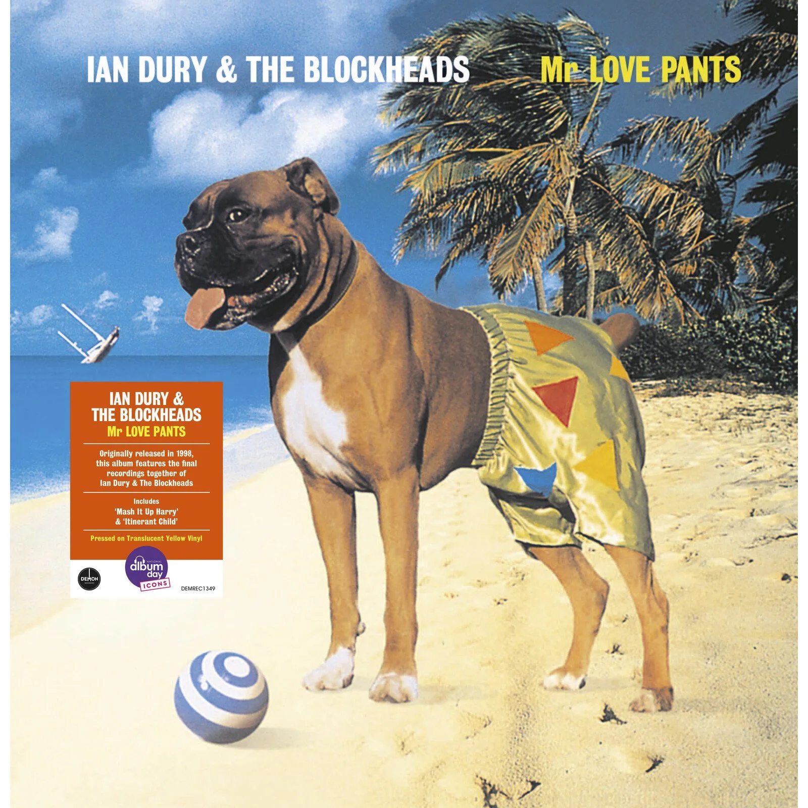 Ian Dury - Mr. Love Pants (Translucent Yellow Vinyl)  ***National Albums Day, Saturday, 17th October Exclusive***
