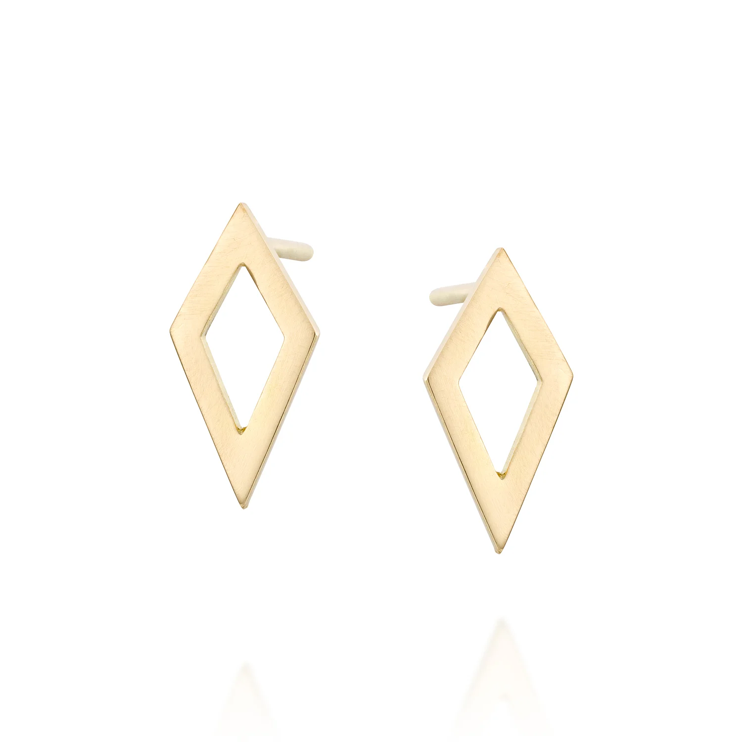 Electric Stud Earrings 18k Yellow Gold