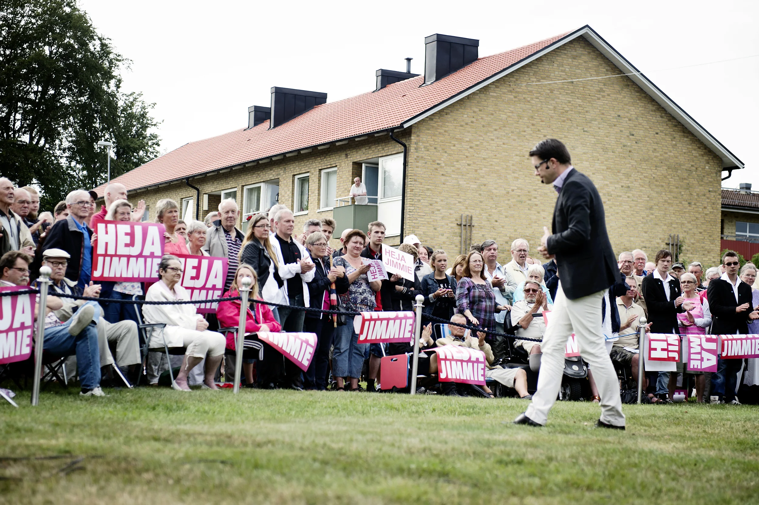 Jimmie och hans väljare, Vittsjö 2014.