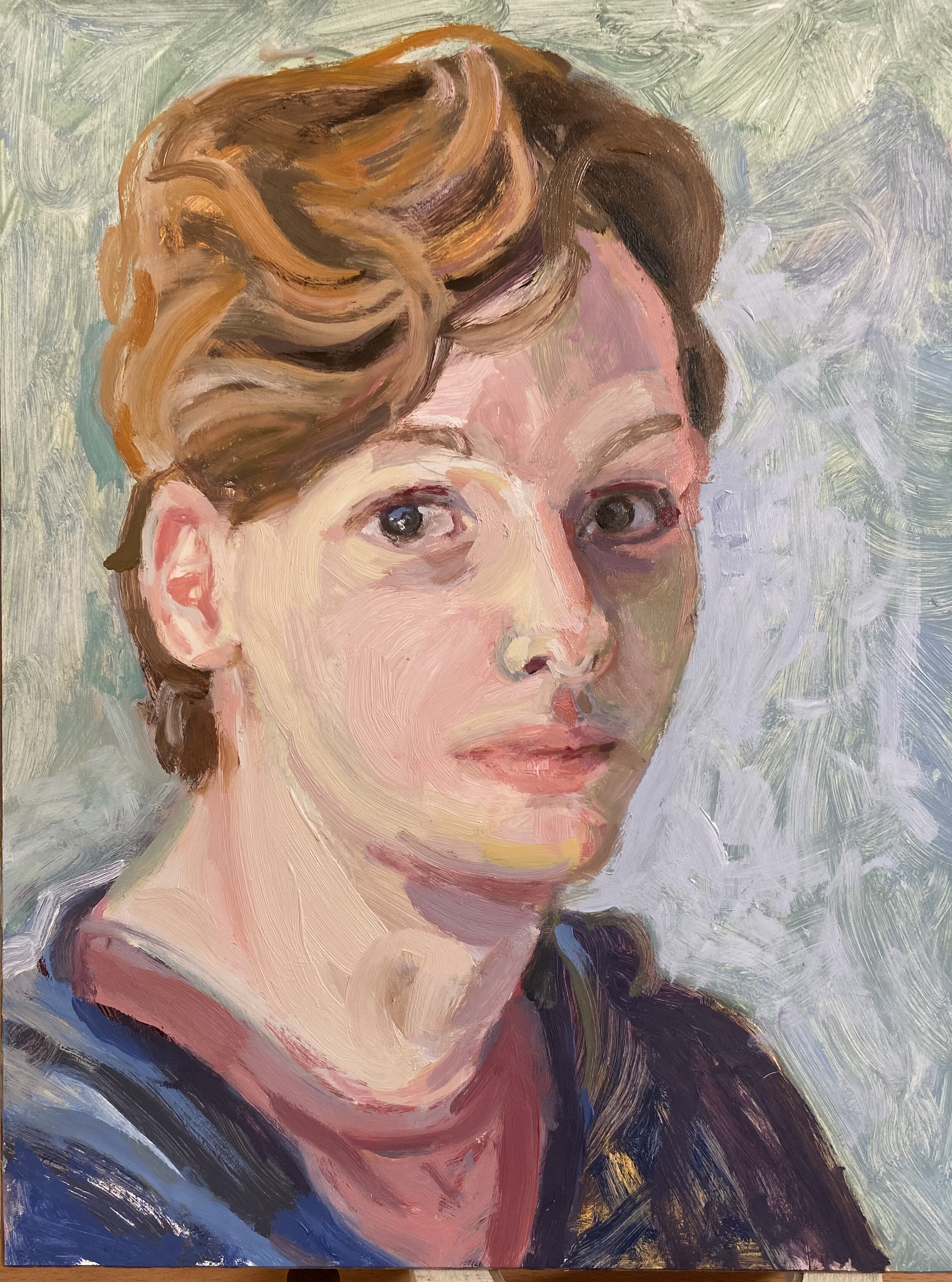 Noah, Oil on Board, 11" x 14", 2021