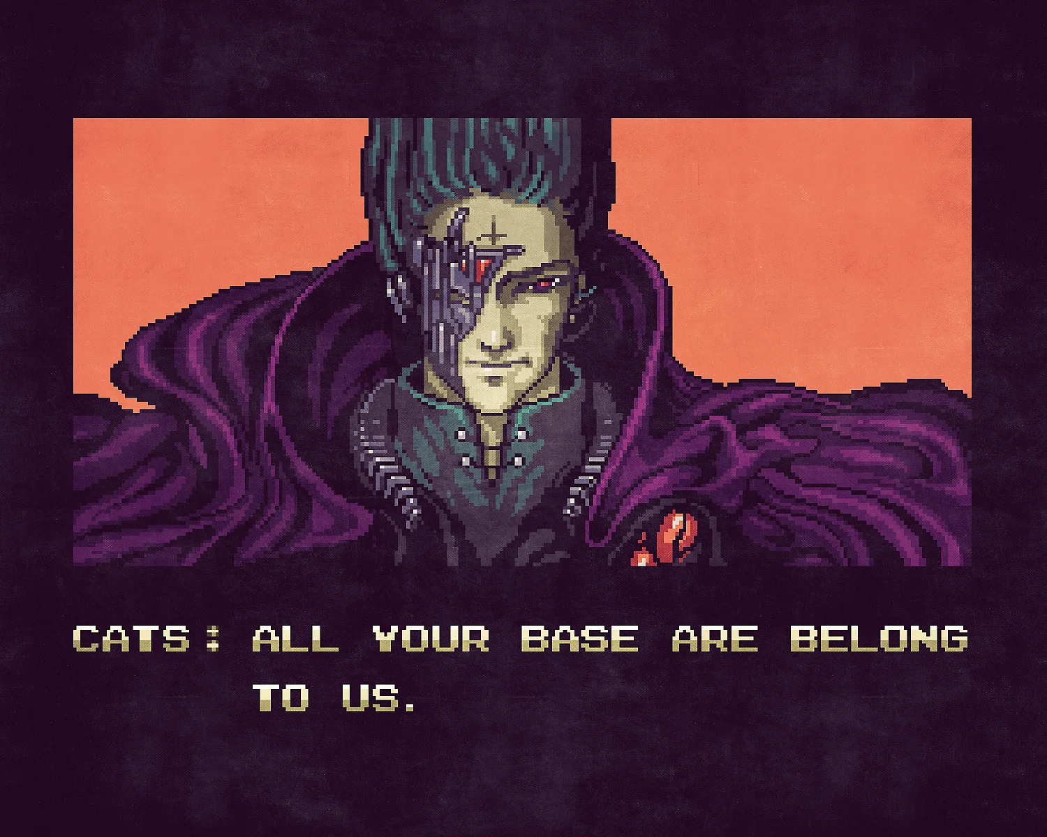 Classic scene from Zero Wing.