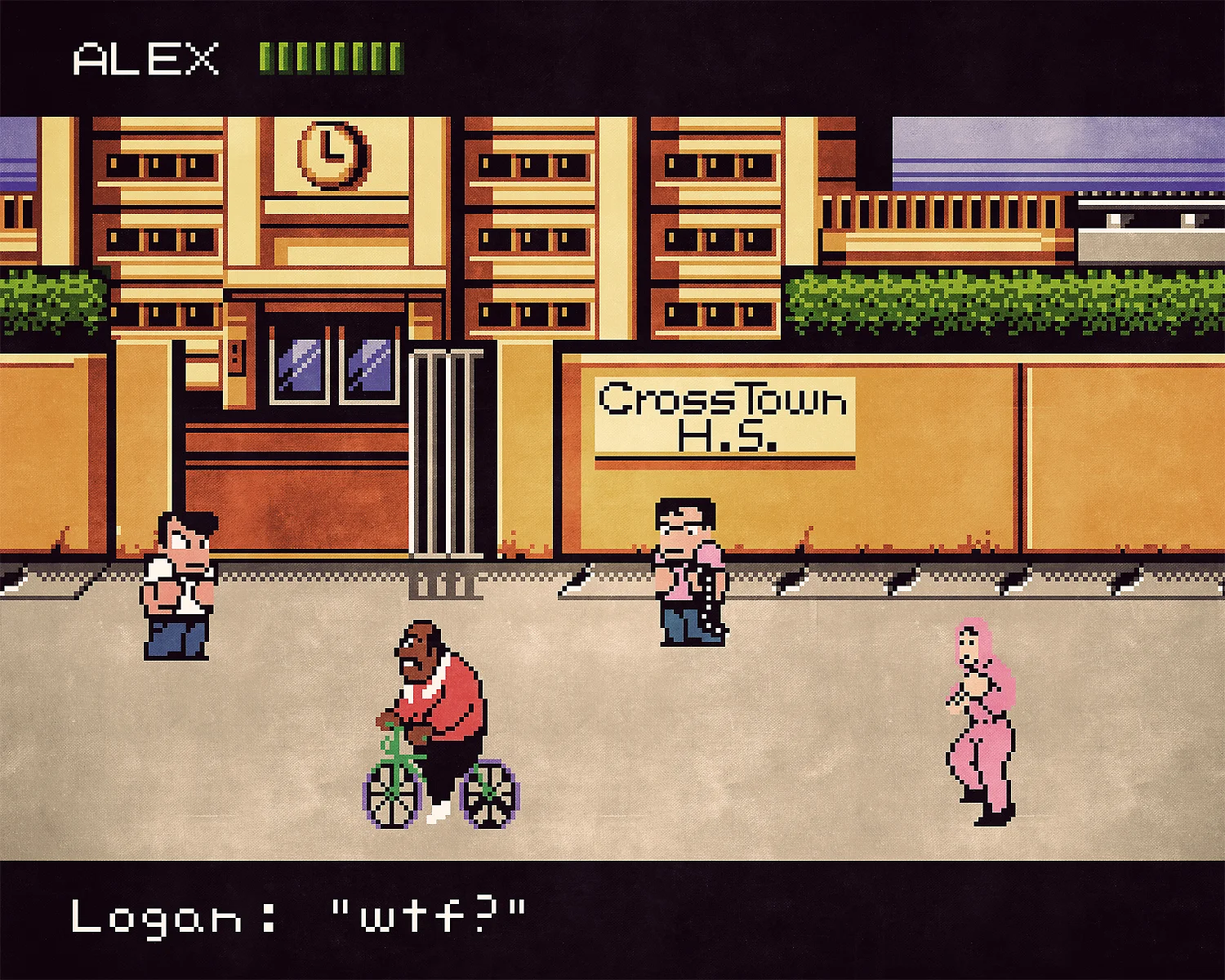 River City Ransom x Mike Tyson's Punch-Out mashup