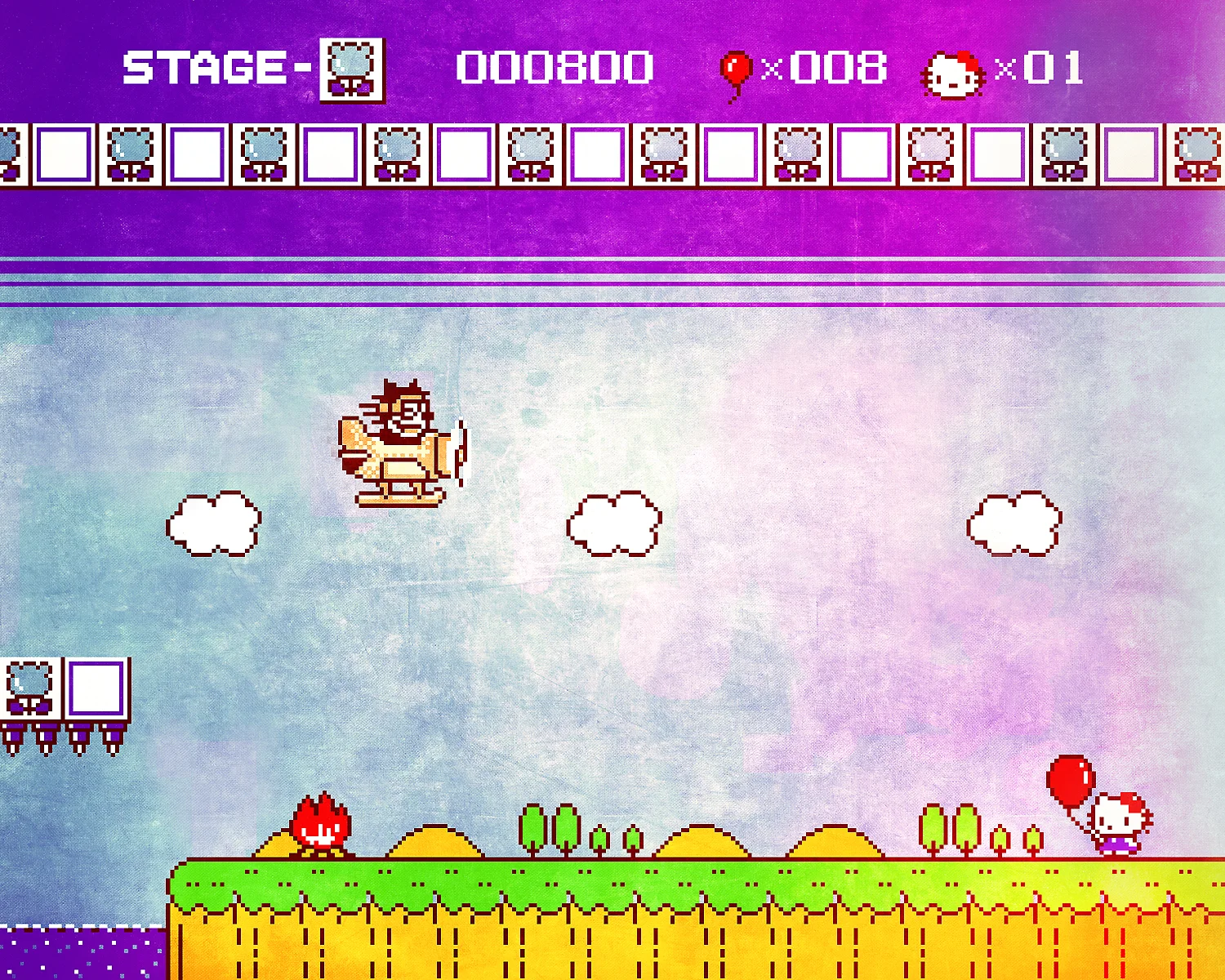 Hello Kitty x Felix the Cat mashup