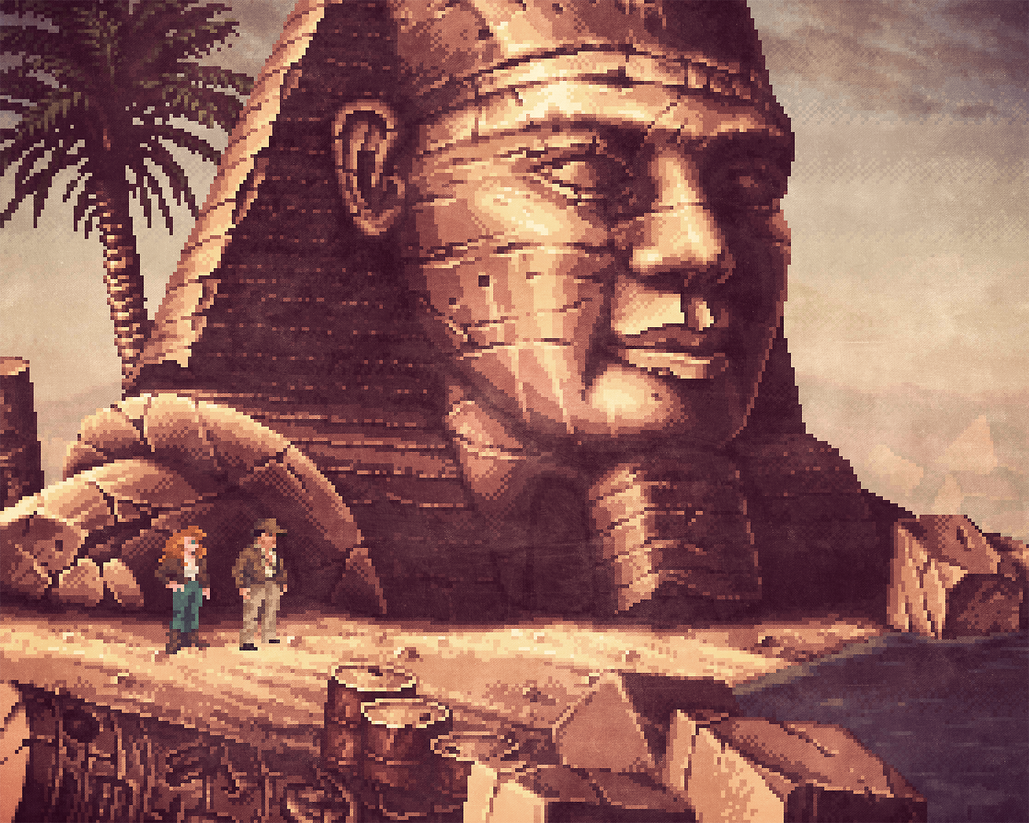 Metal Slug X x Indiana Jones and the Fate of Atlantis mashup