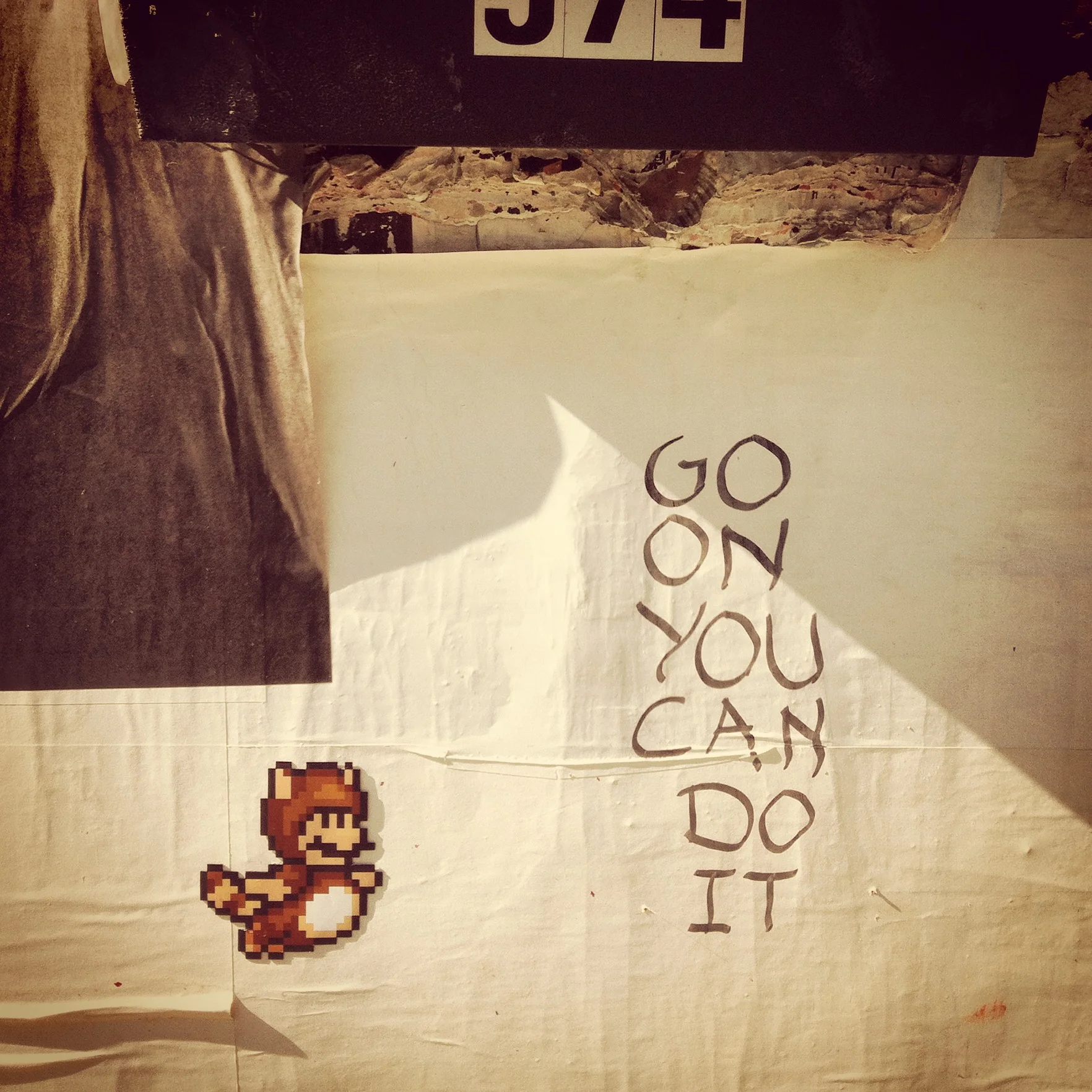 Leap of Faith&nbsp;(august 2014) — Saint-Laurent Blvd. near corner of Viger Avenue in&nbsp;Montreal's Chinatown