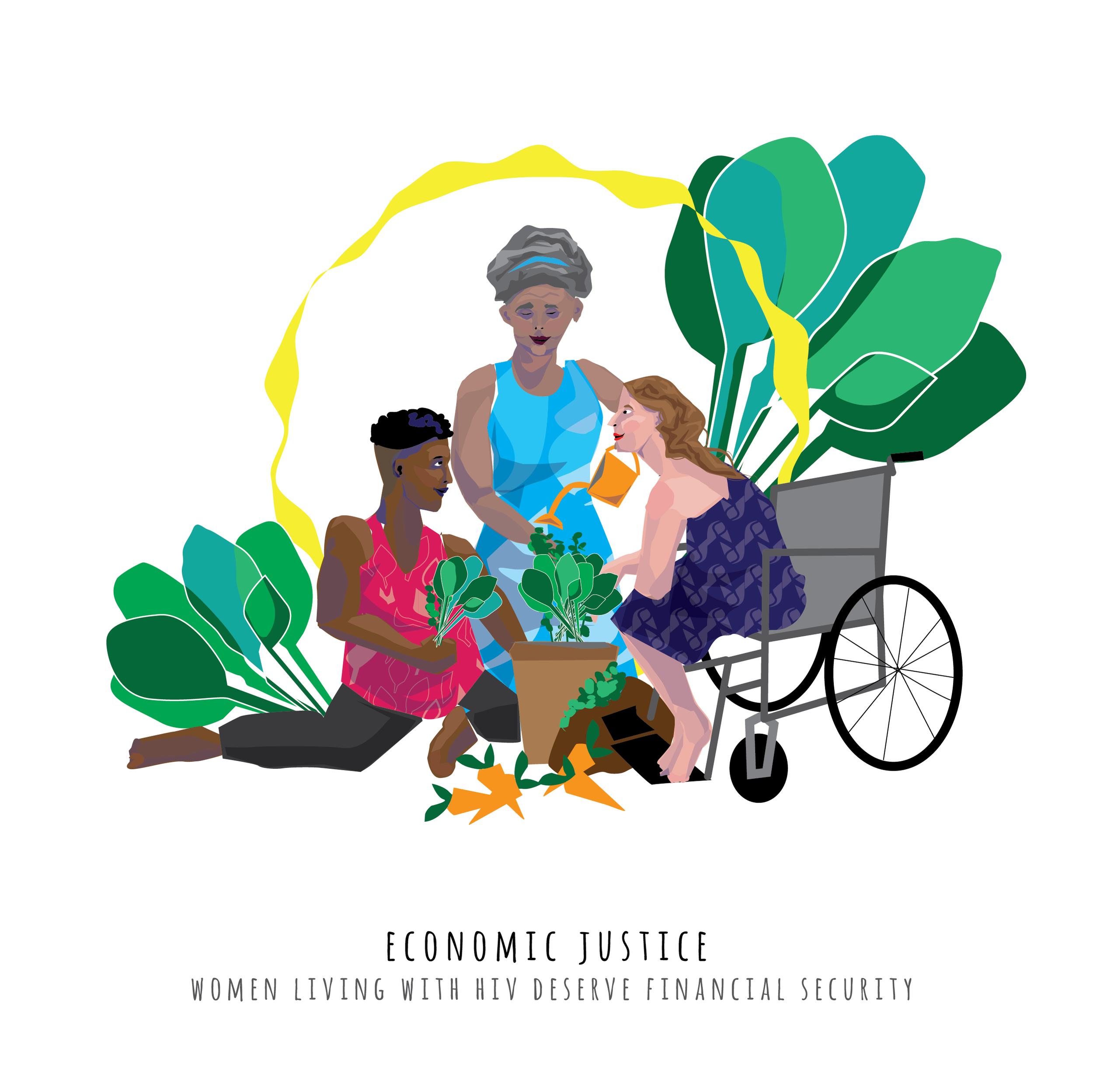 Series of images for Positive Women's Network