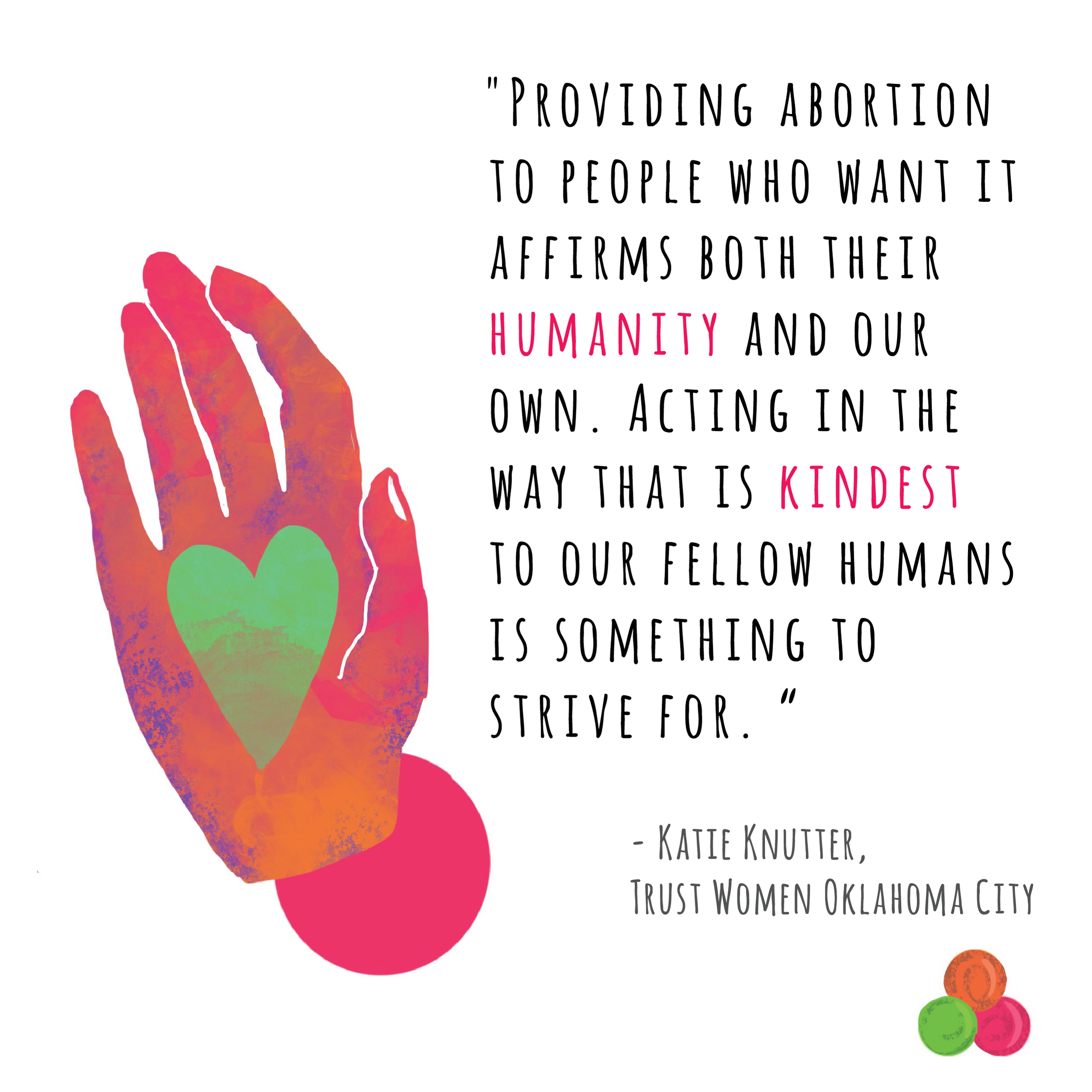 Image for the Celebrate Abortion Providers campaign for the Abortion Care Network