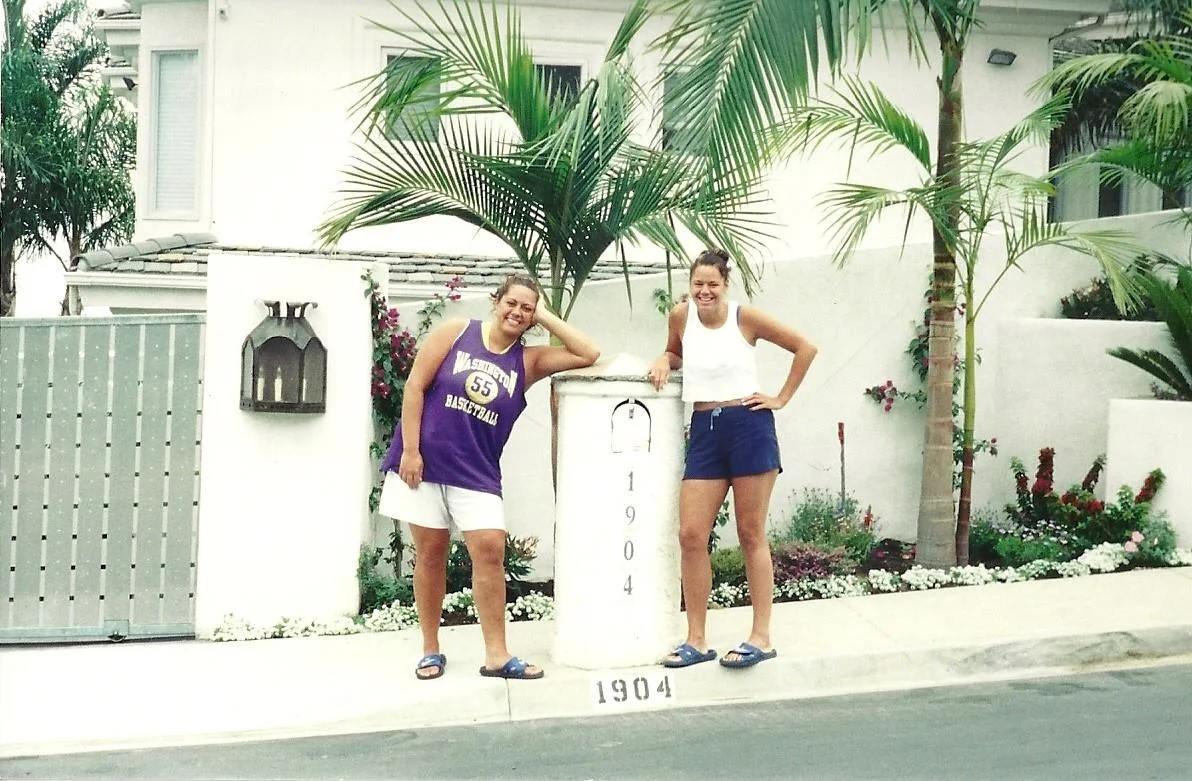 Ana & Holly at Junior Seau’s house