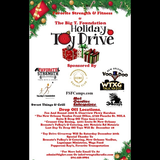 Community: 4th Annual Big Fav and Friends Toy Drive (LA)
