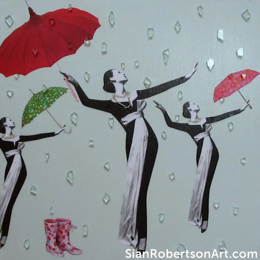 It Rained Almost Every Day in June (2009), sold at PAAM 12x12 summer 2009
