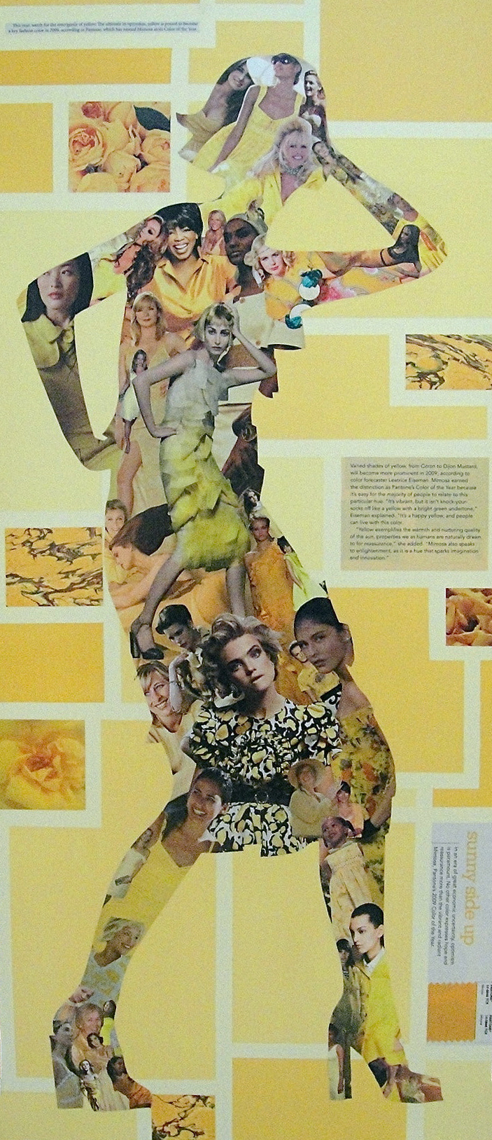 Female Figure Collage Sian Robertson Optimism