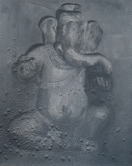 The Badami Ganesha Grisaille