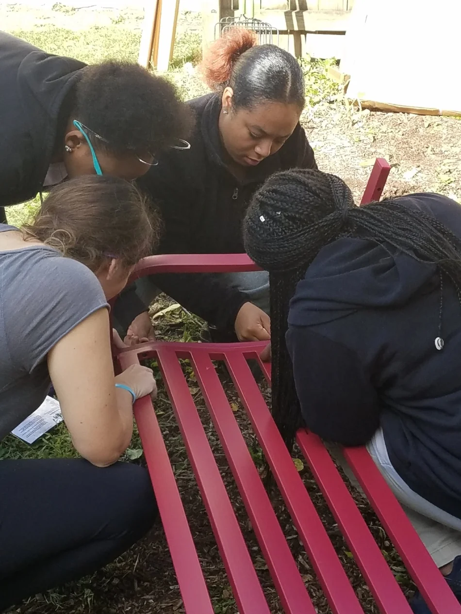 Students from Shortridge Magnet High School