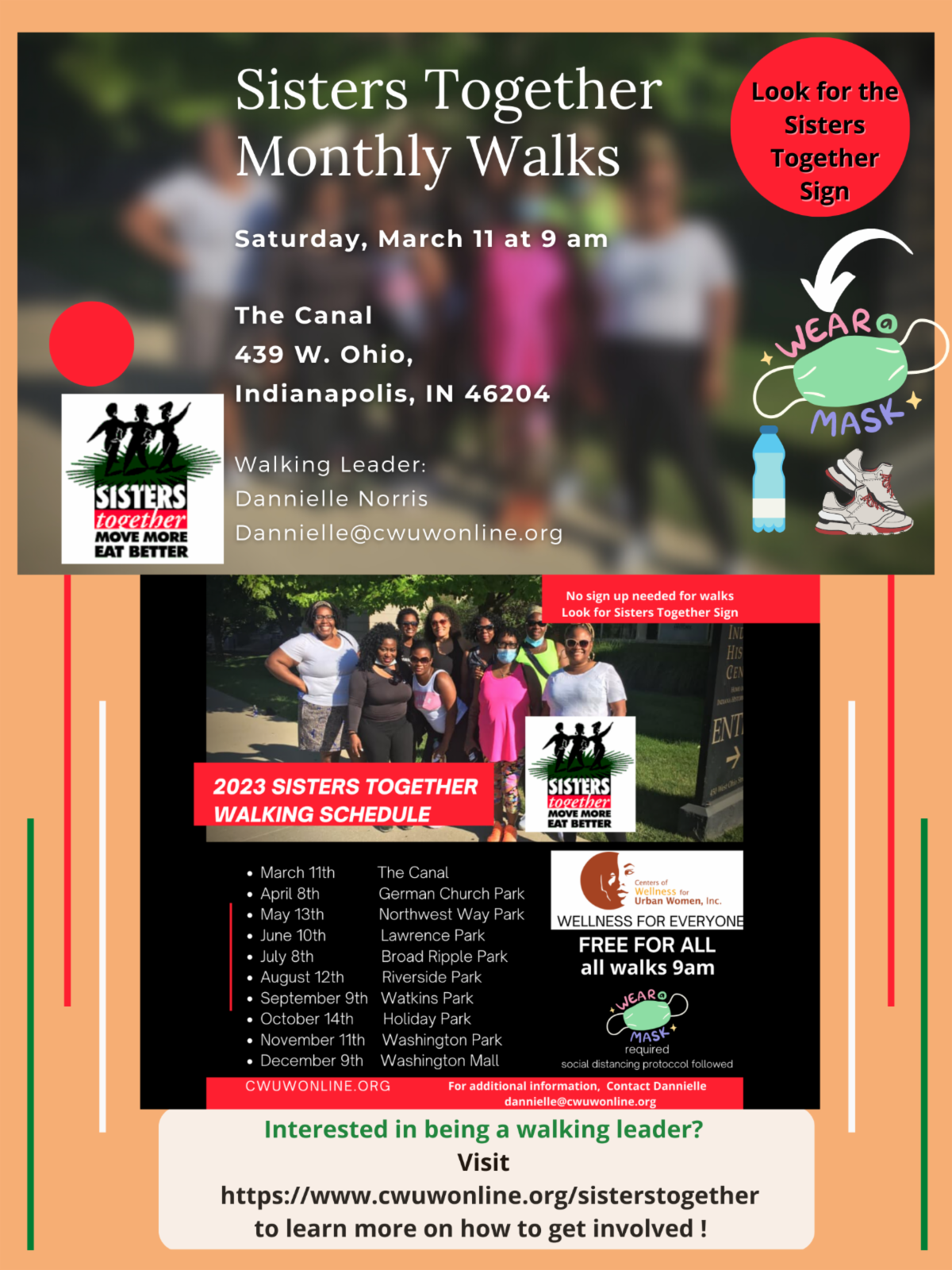 Sisters Together: Monthly Walks!
