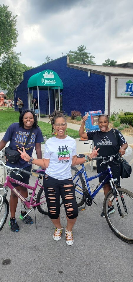 CWUW gave away two bikes at Tha Block Party