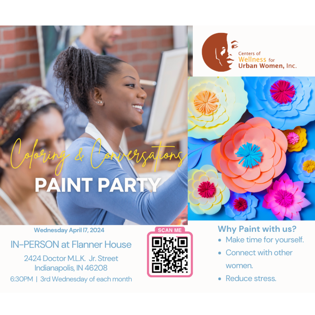 Coloring and Conversations: It's a Paint Party