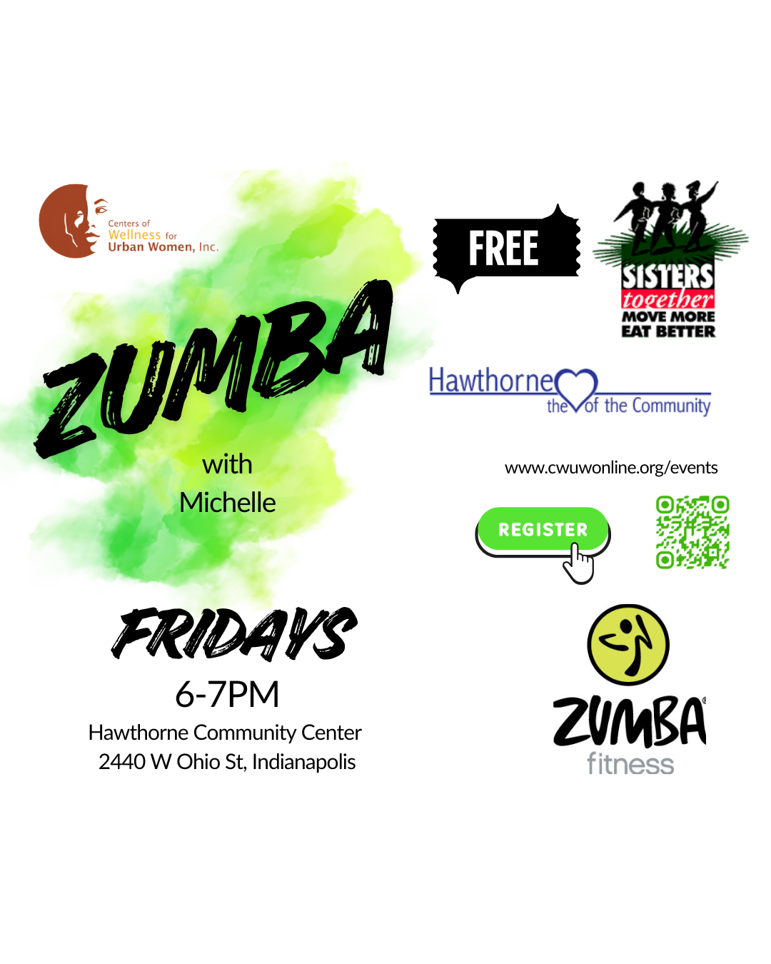 Zumba Fitness Fridays at Hawthorne Community Center 