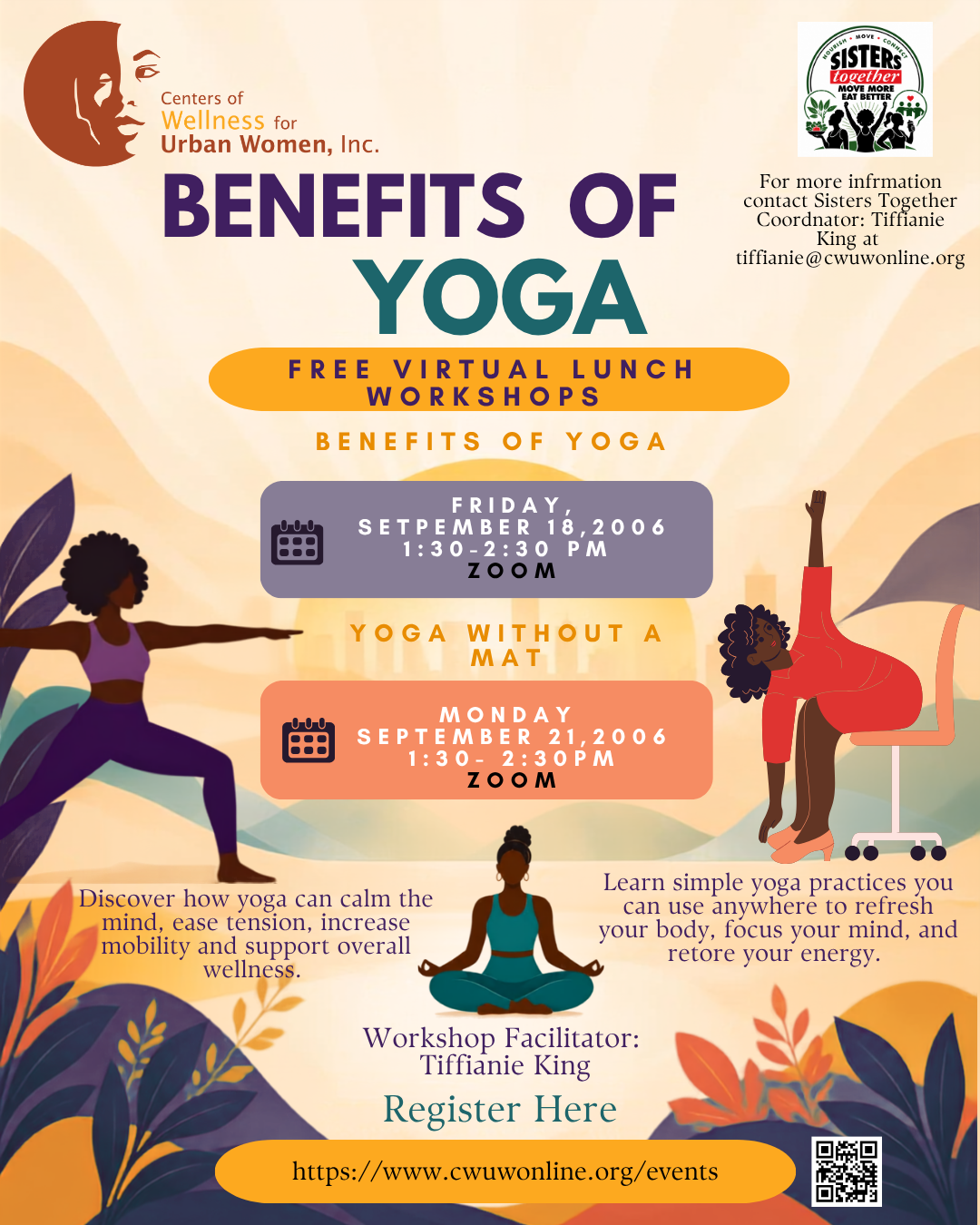 Yoga without a Mat-Virtual Lunch Workshop