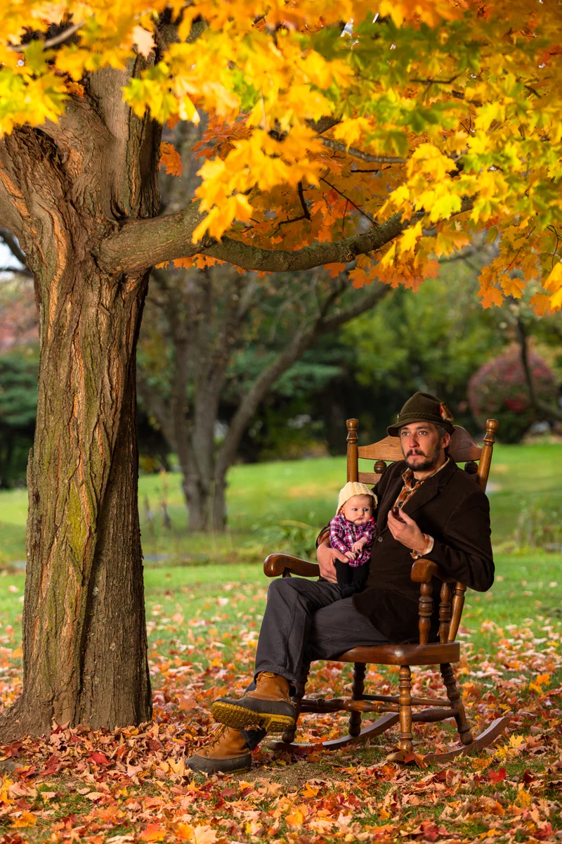 Self portrait with my beautiful daughter Beatrice Acadia, Autumn 2015.
