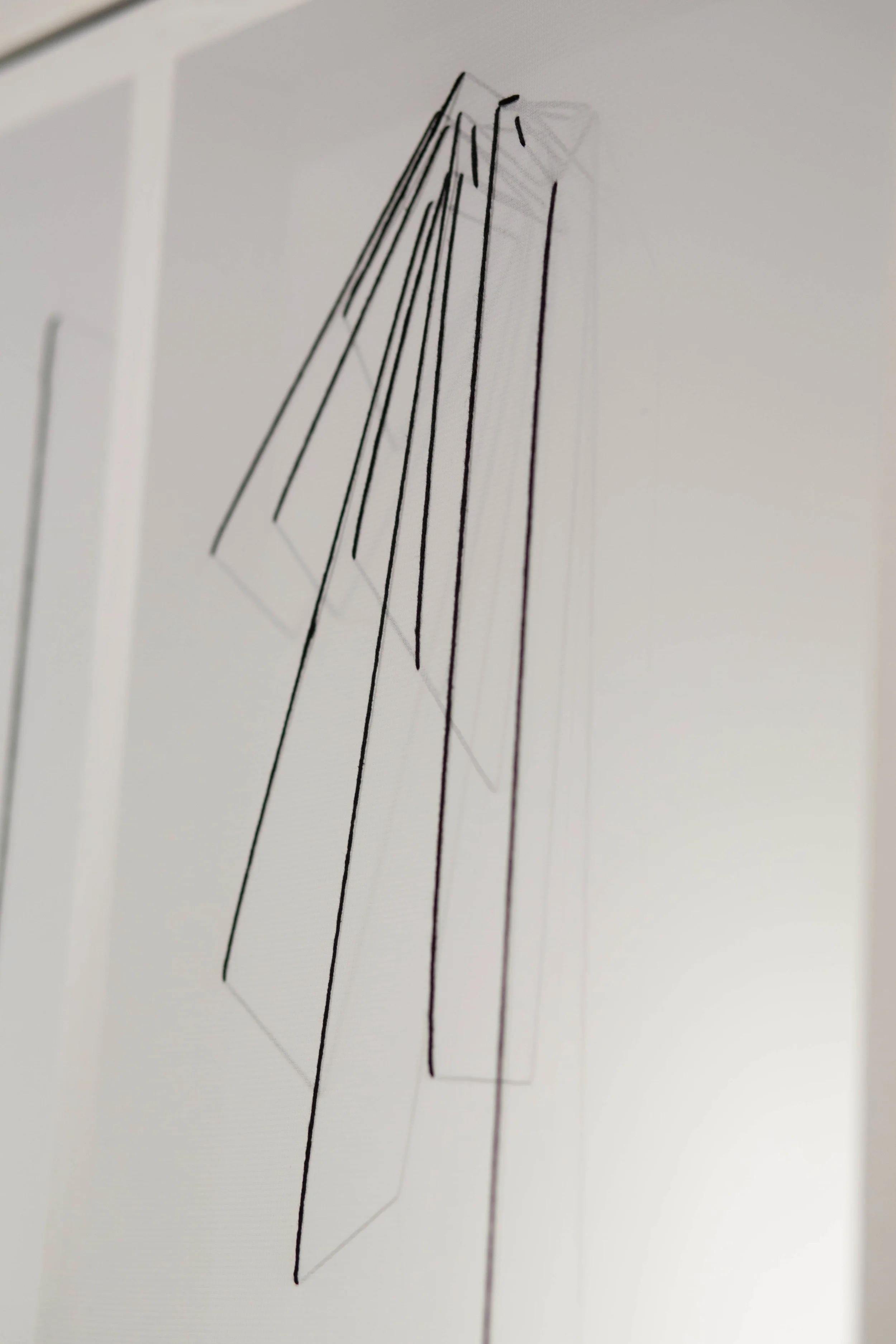 black drawing lines (detail)