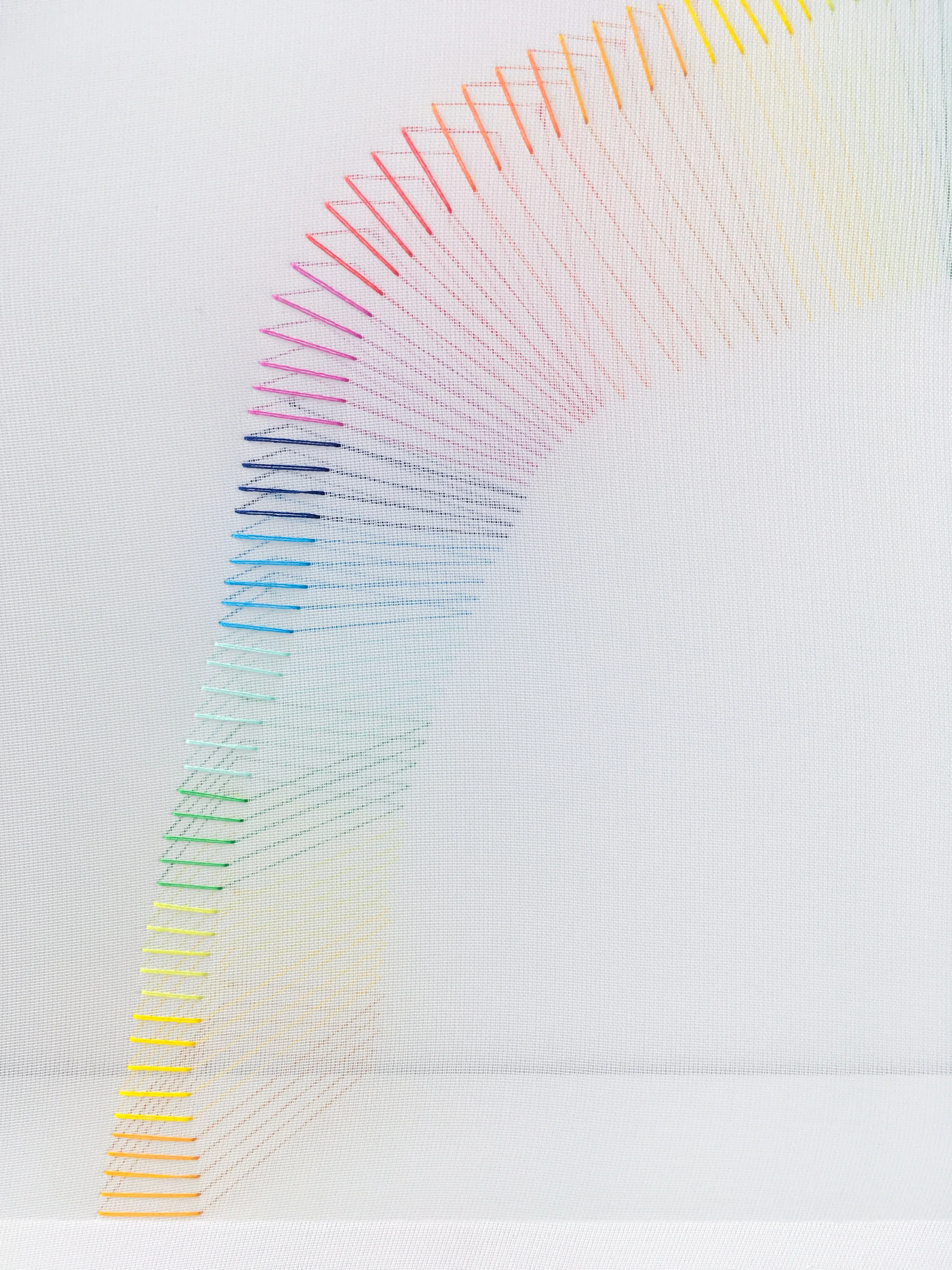 detail, a rainbow in two parts