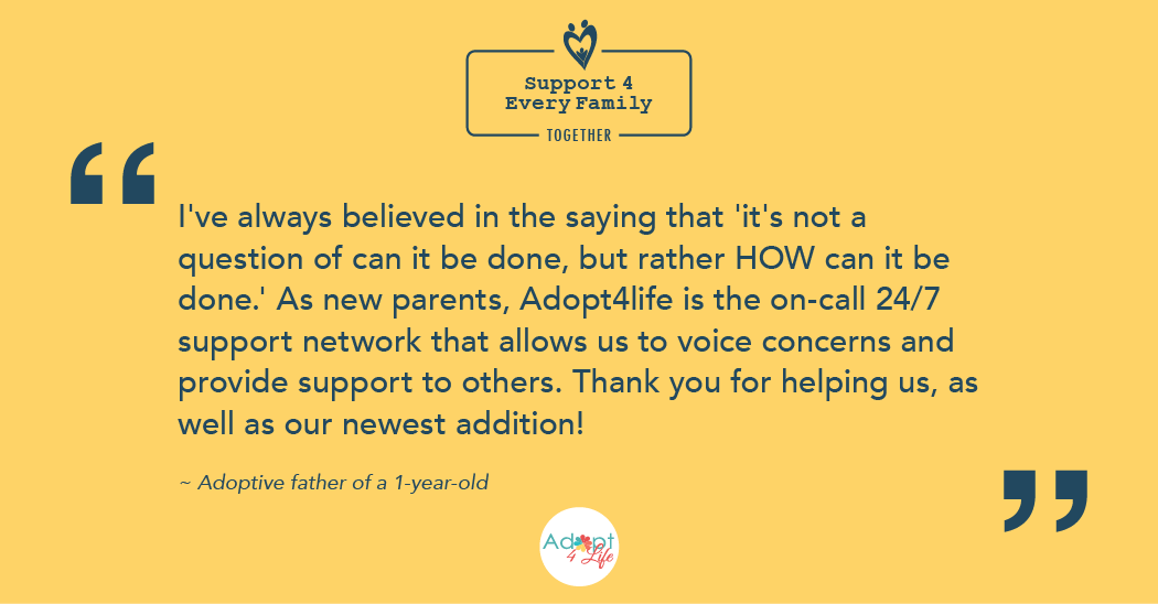 ~ Adoptive father of a 1-year-old 