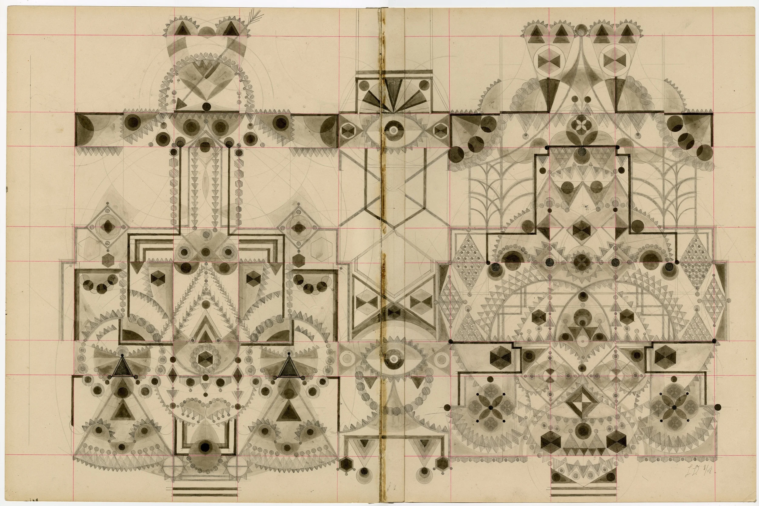 Correspondence I & II 15 x 23 inches