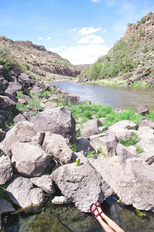 Once Jim decided he was pruned up to his liking, he left us there along the Rio Grande with the hot springs to ourselves and with plenty to laugh about. Sweet Jim.... 