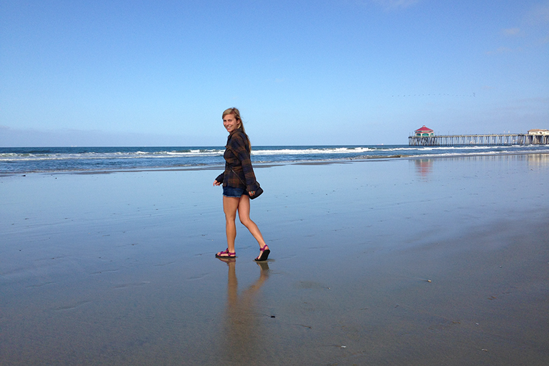 Malibu was too blown out, Huntington Beach was flat and had heavy onshore winds, Laguna Beach was too crowded. But San Clemente was juuuust right. FOR ME! It was small and perfect. 