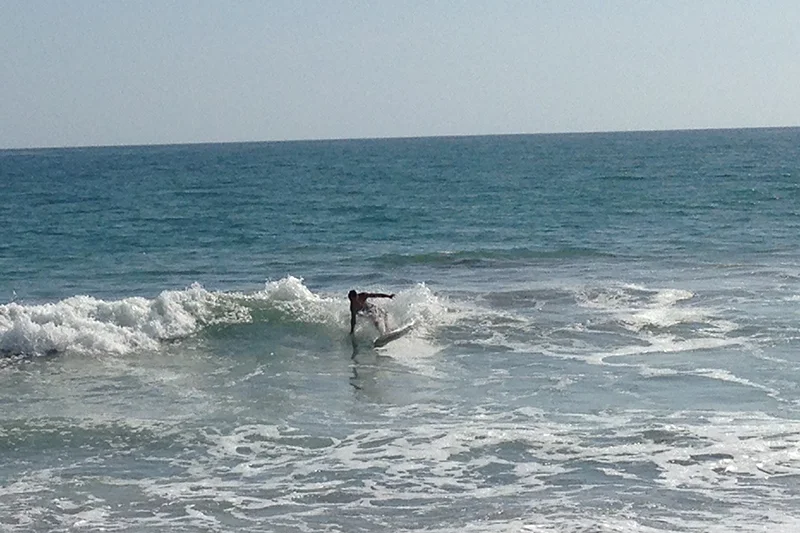 Adam still had a blast and makes tiny waves look good. I was so stoked to be surfing in a spring suit, warm water, and in waves that I could handle. Man, surfing is such a fun sport!