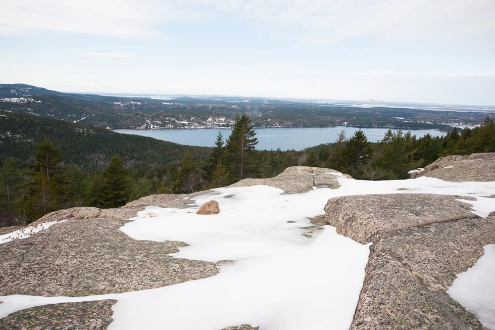 It was a really unique experience to see Acadia covered in snow. Most park visitors come in the Summer and Fall to catch the changing of the leaves. We spent over 12 hours hiking around the park and only saw two people and their dog. Just the way we like it! 