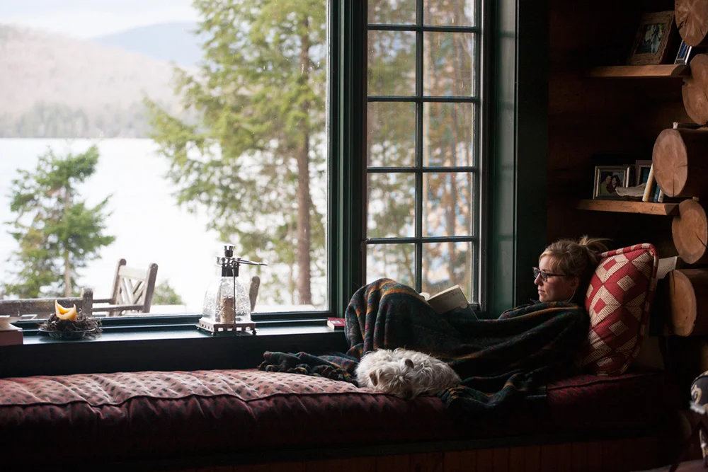 This wasn't just any family cabin, it was a space that was created to foster friendships and bring family together for uninterrupted laughs, reading, cooking, swimming, and wine drinking. Adam and I were so blessed to have the opportunity to experience a small glimpse of the magic that happens inside the walls of their camp. 