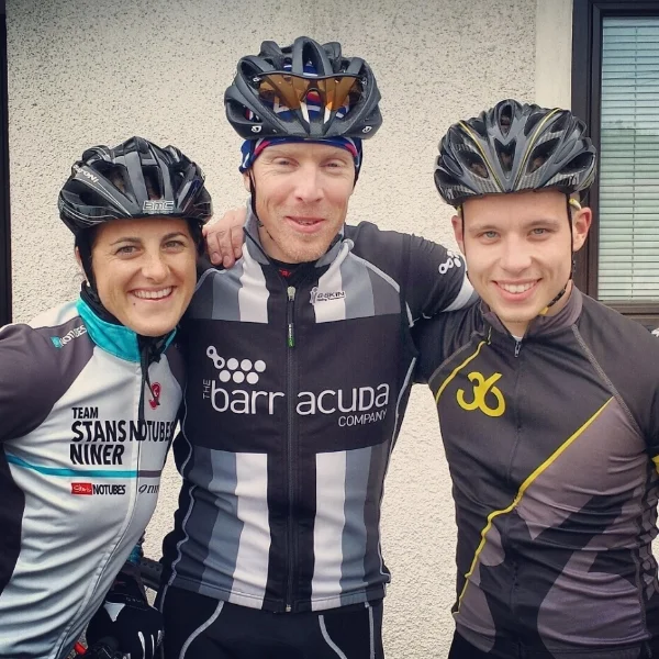 Julia, Michel and Jan. The best support crew!