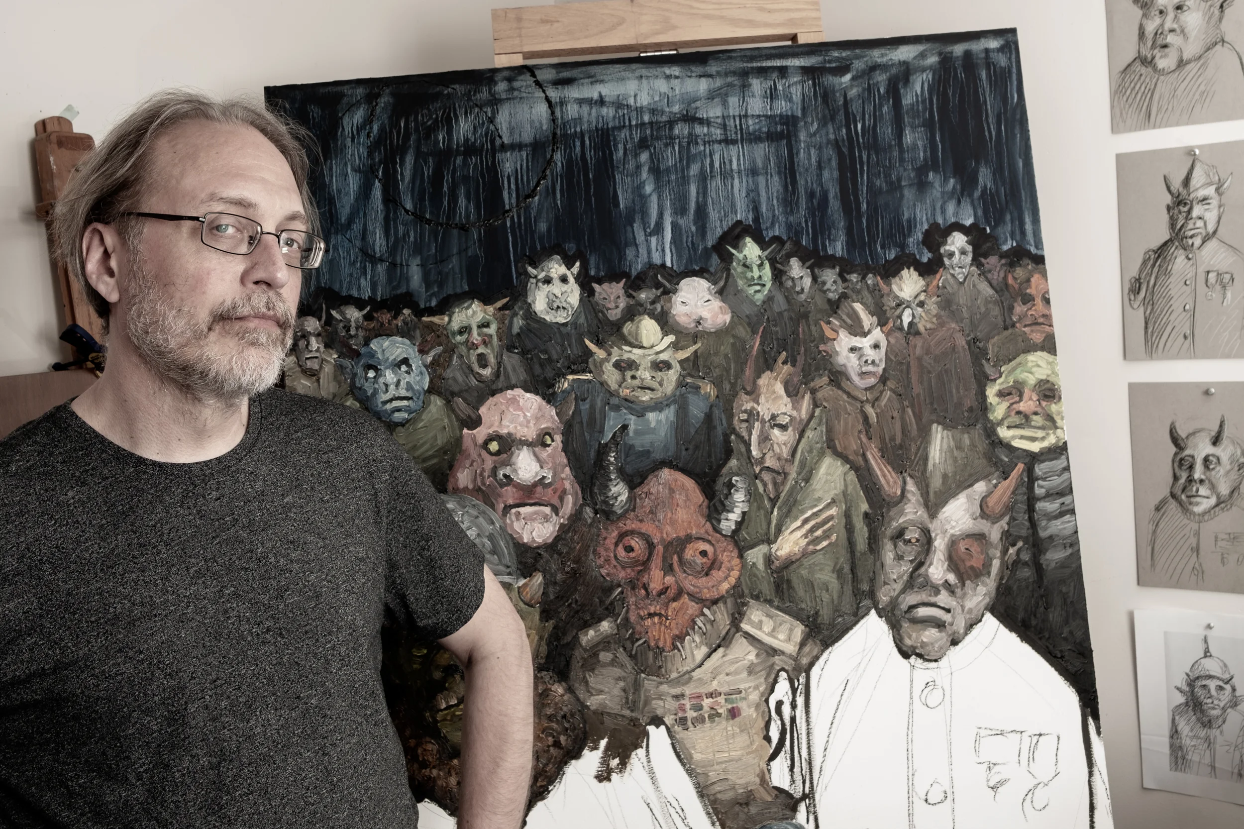 James Deeb in his studio See more images and read about James