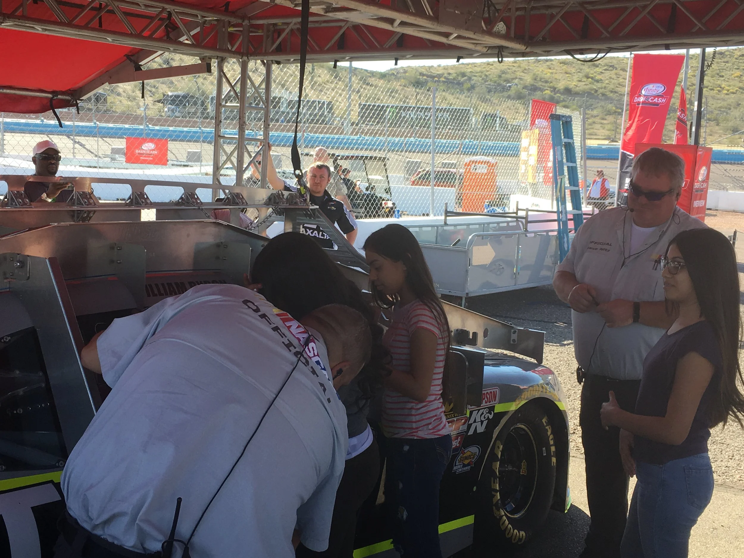 Xfinity Tech - The young people got to help with the templates. 