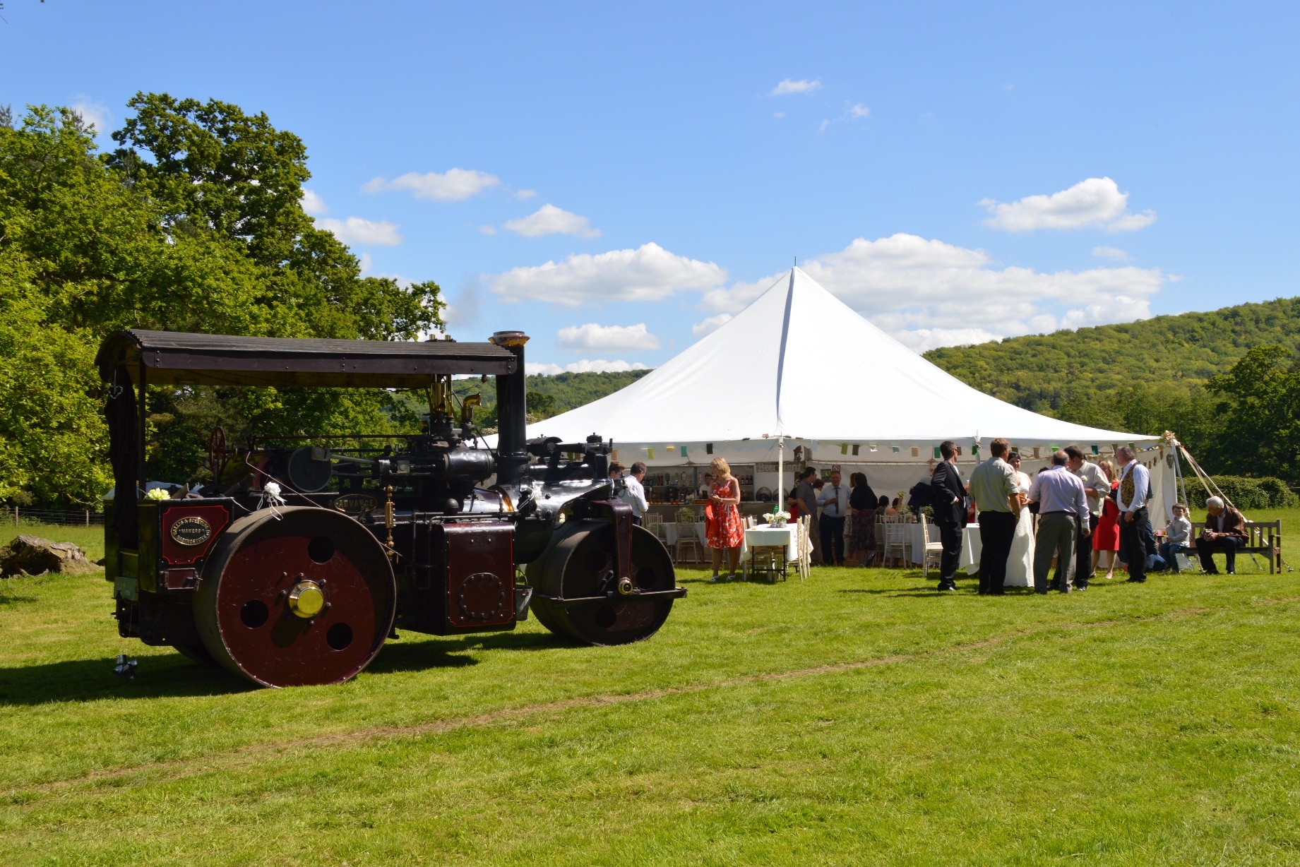 steam wedding photo