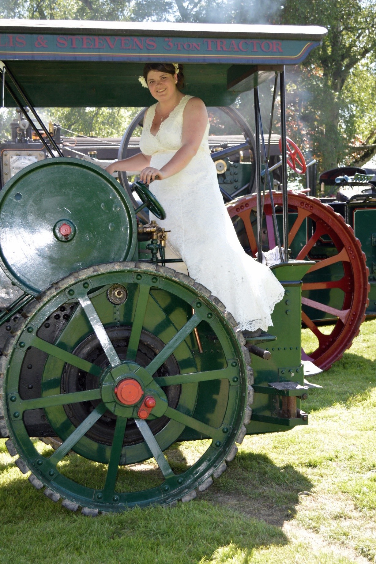 steam wedding photo