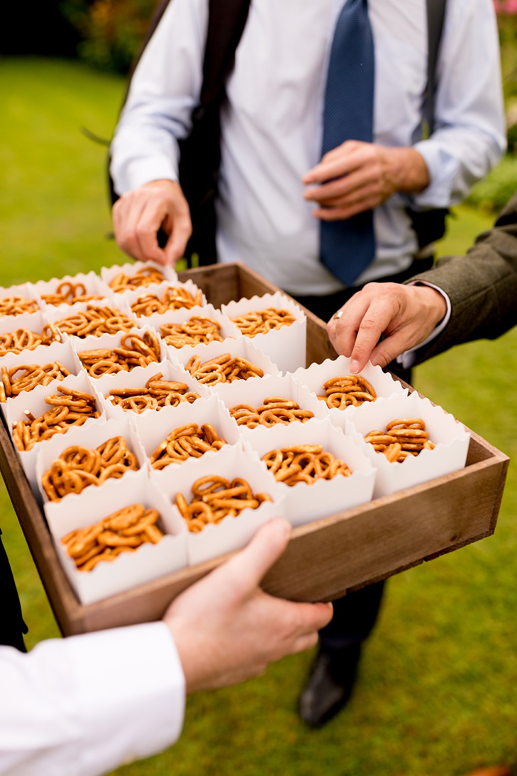 Pretzel wedding treats