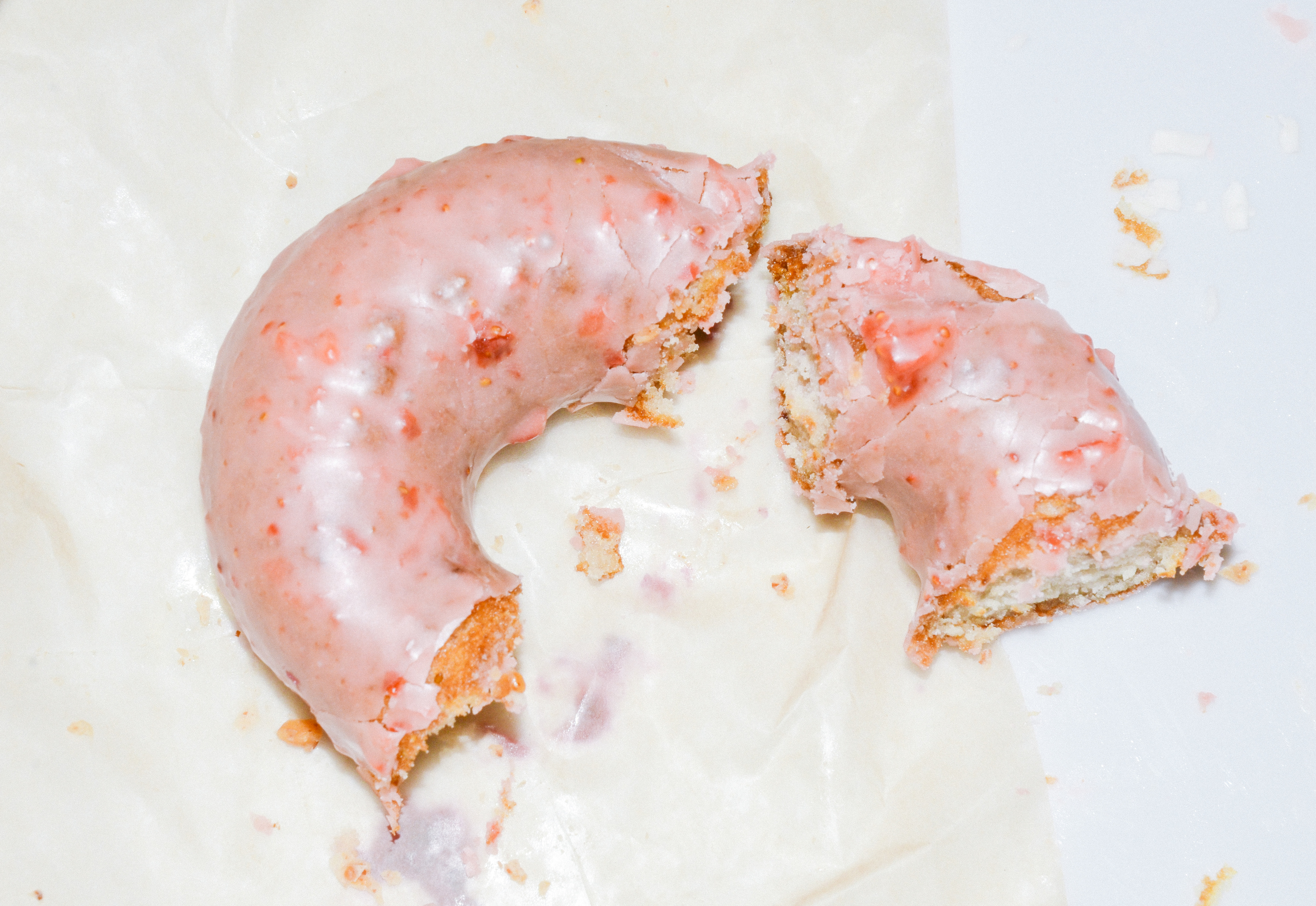 there's just a random donut on my desk