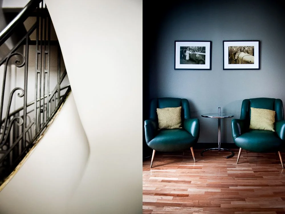 Art Deco details at The Fifth Floor Buenos Aires- a gorgeous boutique B&B. Photo above Hotel Fierro also in BA. Both photographed by the ever fab Jocelyn Mandryk. And both count as great examples of small businesses. 