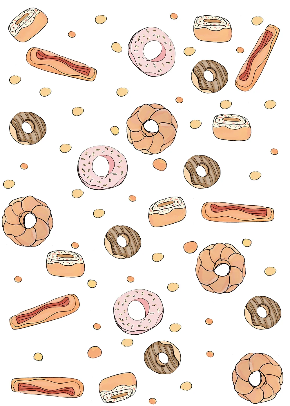 Donuts Print