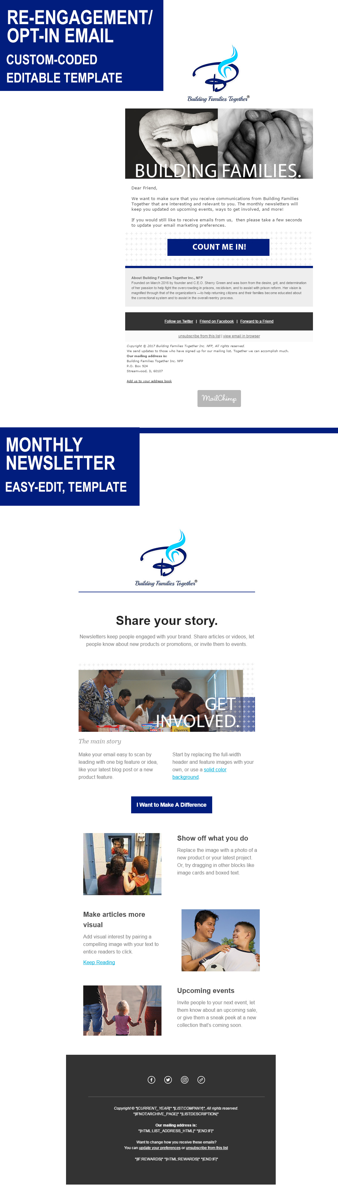 Email Design and Development for Non-Profit