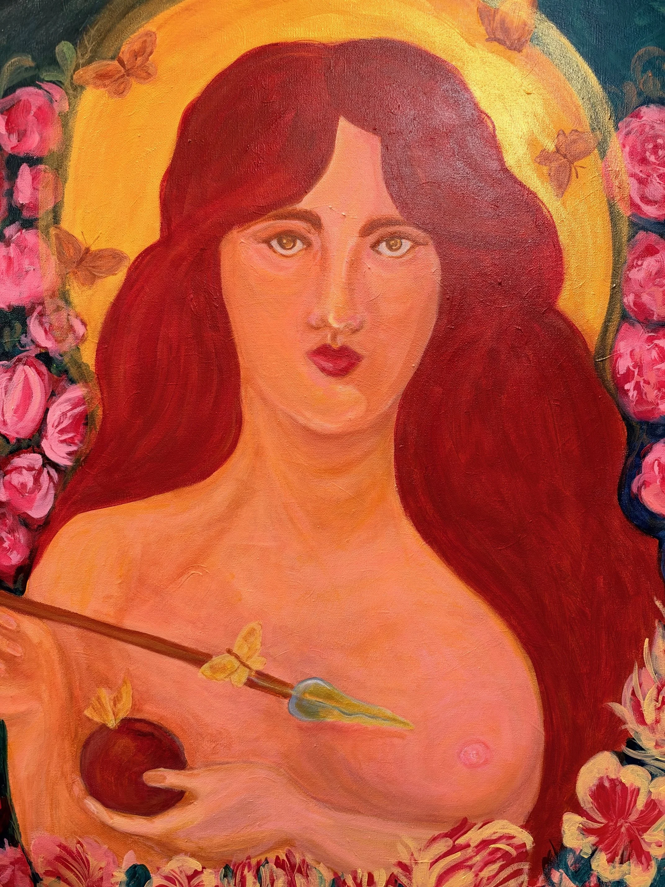Study of Venus Verticordia, by Dante Gabriel Rossetti