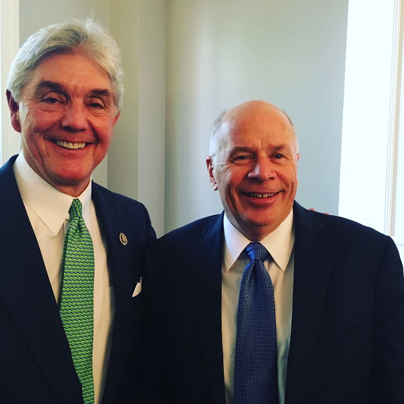 SFC Co-Founder Glenn Lee with our bill sponsor, Congressman Roger Williams from Texas's 25th district.