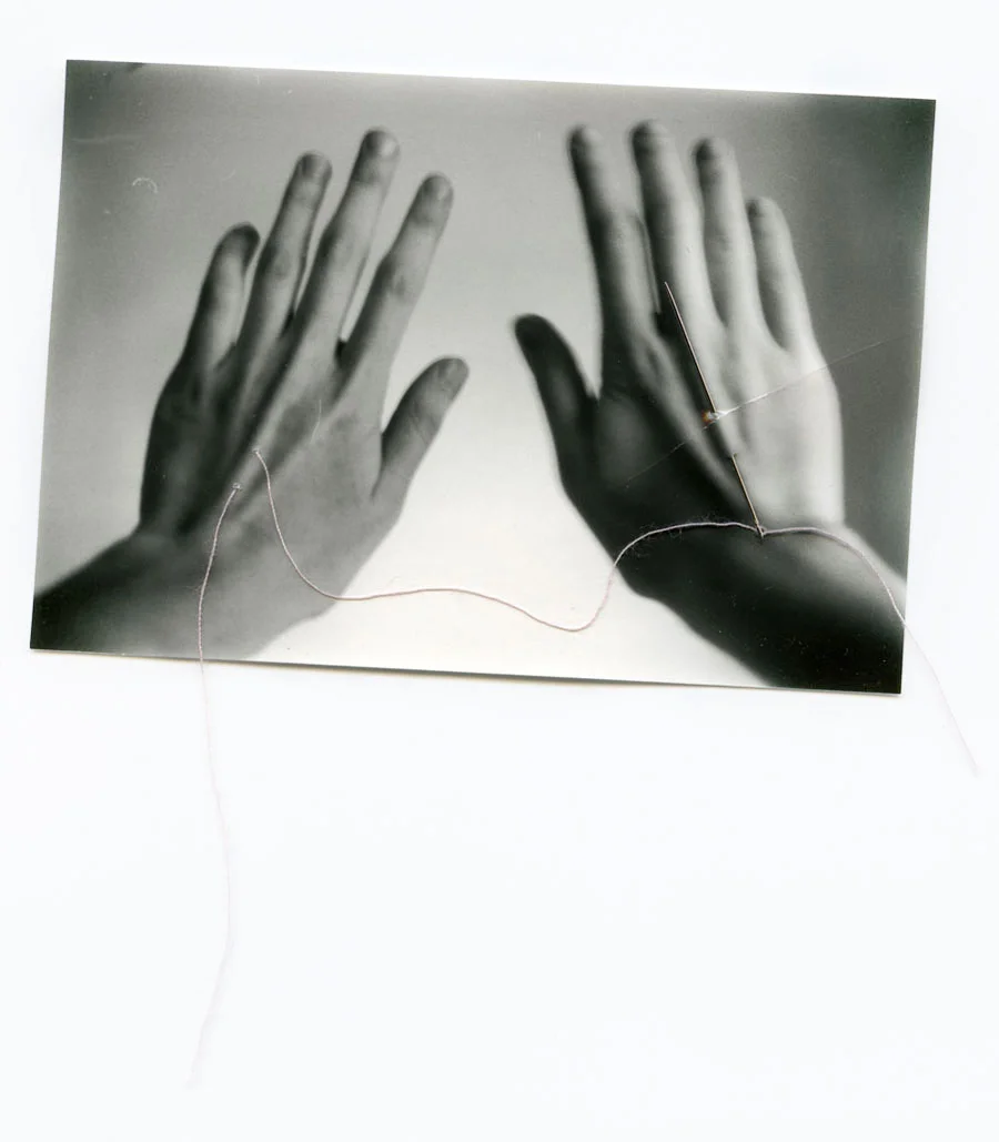 Denial Silver Gelatin Print, Thread, Needle, 2014