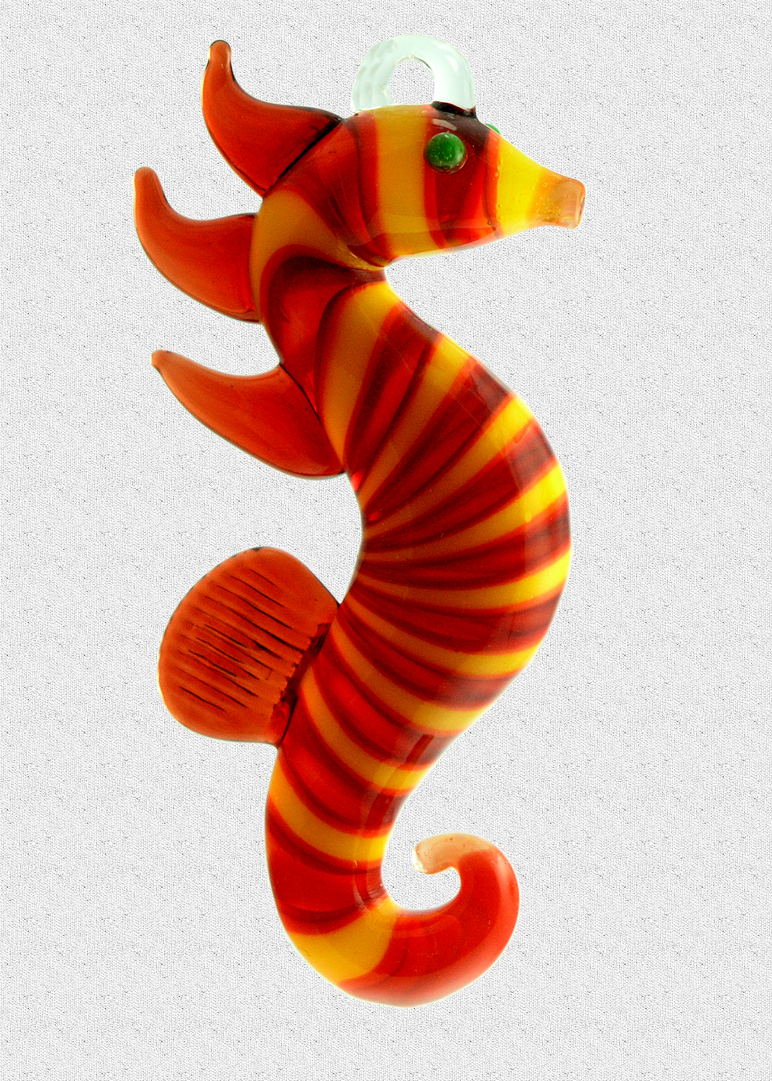 glass seahorse hanging ornament or suncatcher