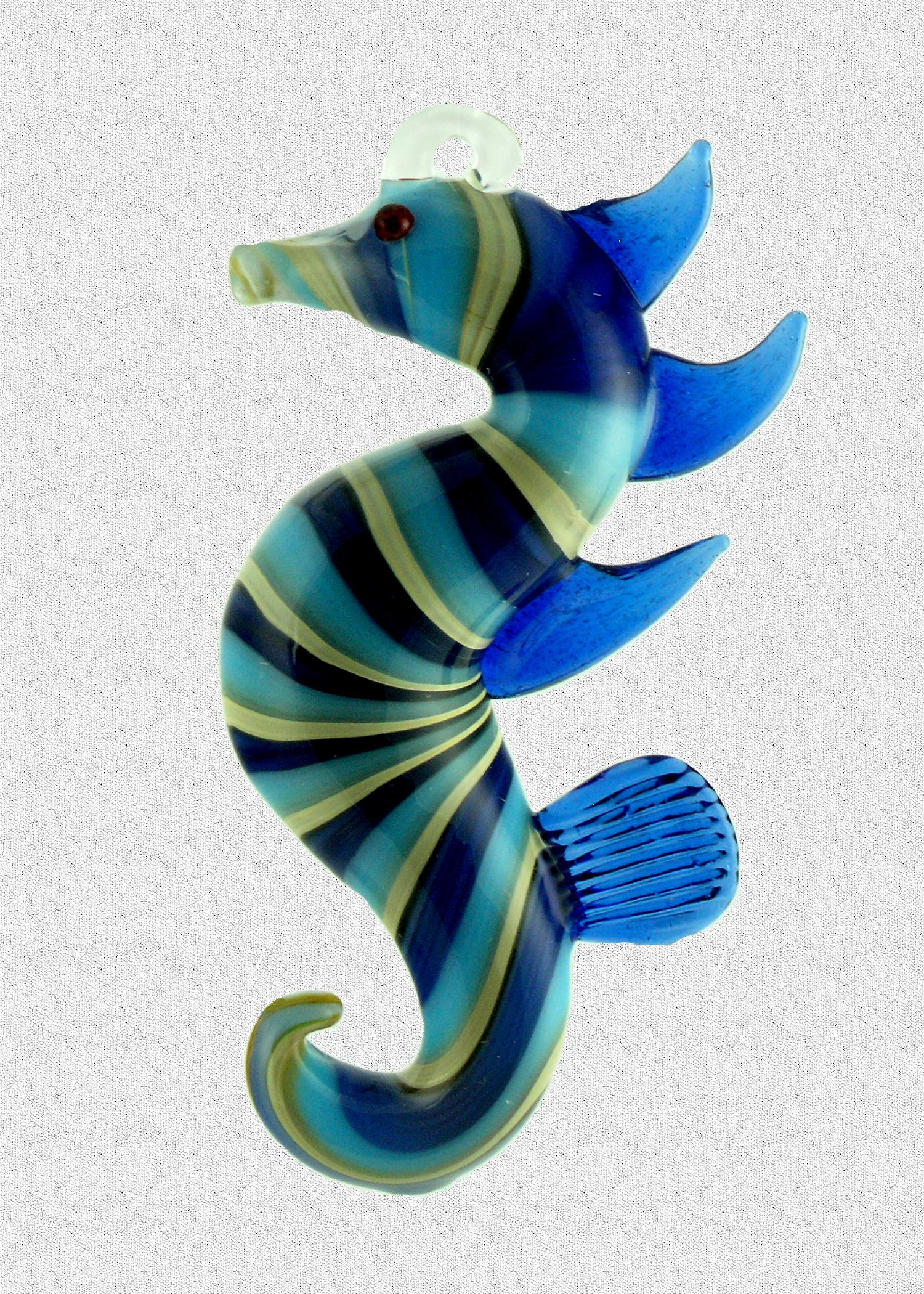 glass seahorse hanging ornament or suncatcher