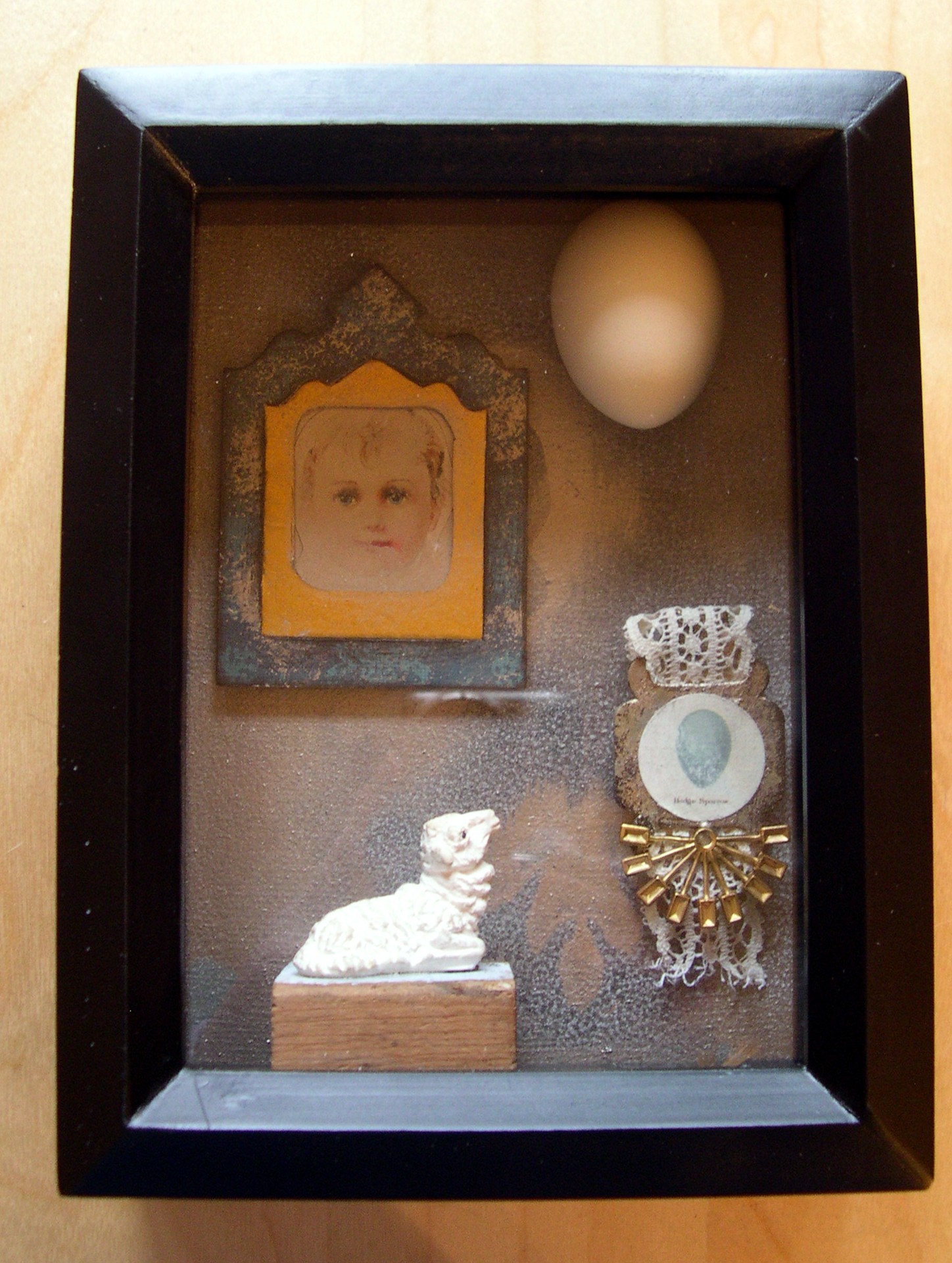 And A Little Child Shall Lead Them (Homage to Joseph Cornell)